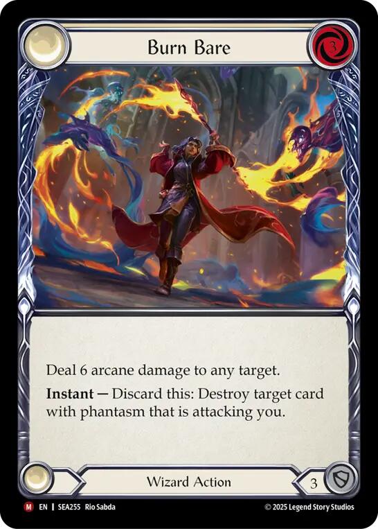 Burn Bare [SEA255] (High Seas)  Rainbow Foil-1