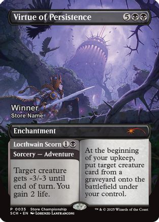 Virtue of Persistence (Winner) (GAME-035) - Game Day & Store Championship Promos-1