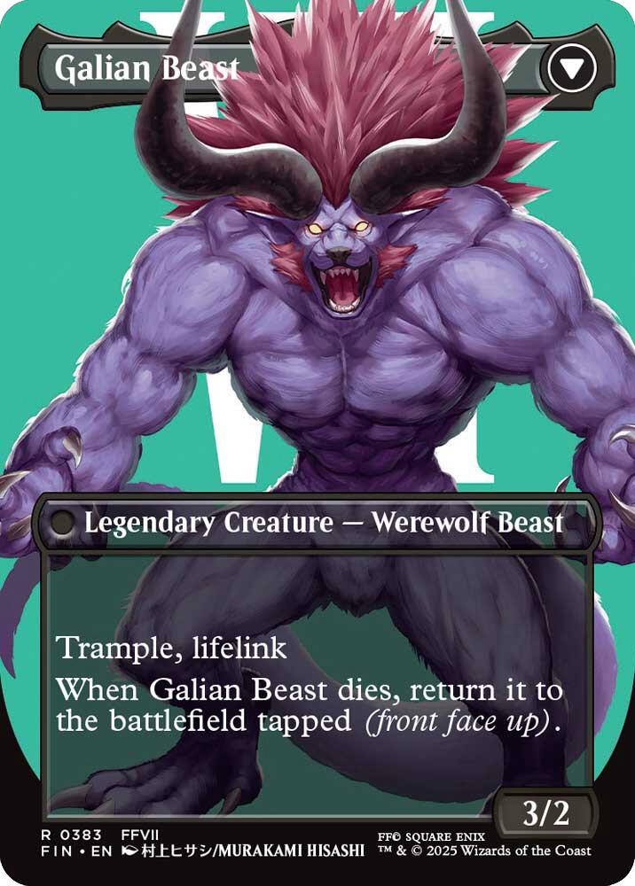 Vincent Valentine // Galian Beast (Borderless) [FINAL FANTASY]-2