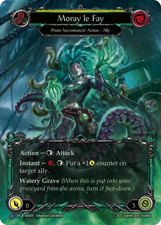 Moray le Fay (Marvel) [SEA051] (High Seas)  Cold Foil-1