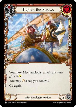 Tighten the Screws [SEA041] (High Seas)  Rainbow Foil-1