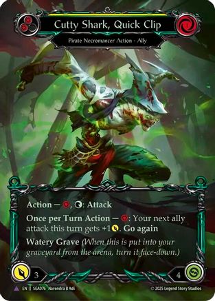 Cutty Shark, Quick Clip (Marvel) [SEA076] (High Seas)  Cold Foil-1