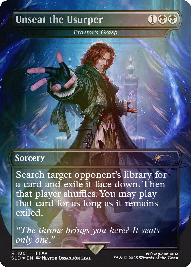 Unseat the Usurper - Praetor's Grasp (Rainbow Foil) [Secret Lair Drop Series]-1