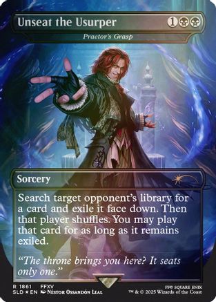 Unseat the Usurper - Praetor's Grasp (Rainbow Foil) (SLD-1861) - Secret Lair Drop Series Foil-1