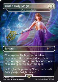 Yuna's Holy Magic - Prismatic Ending (Rainbow Foil) (SLD-1868) - Secret Lair Drop Series Foil-1