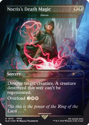 Noctis's Death Magic - Damn (Rainbow Foil) [Secret Lair Drop Series]-1