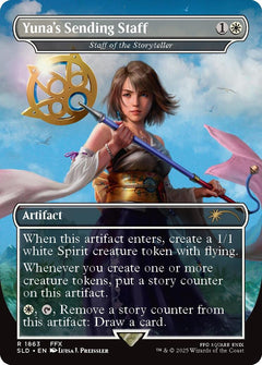 Yuna's Sending Staff - Staff of the Storyteller [Secret Lair Drop Series]-1