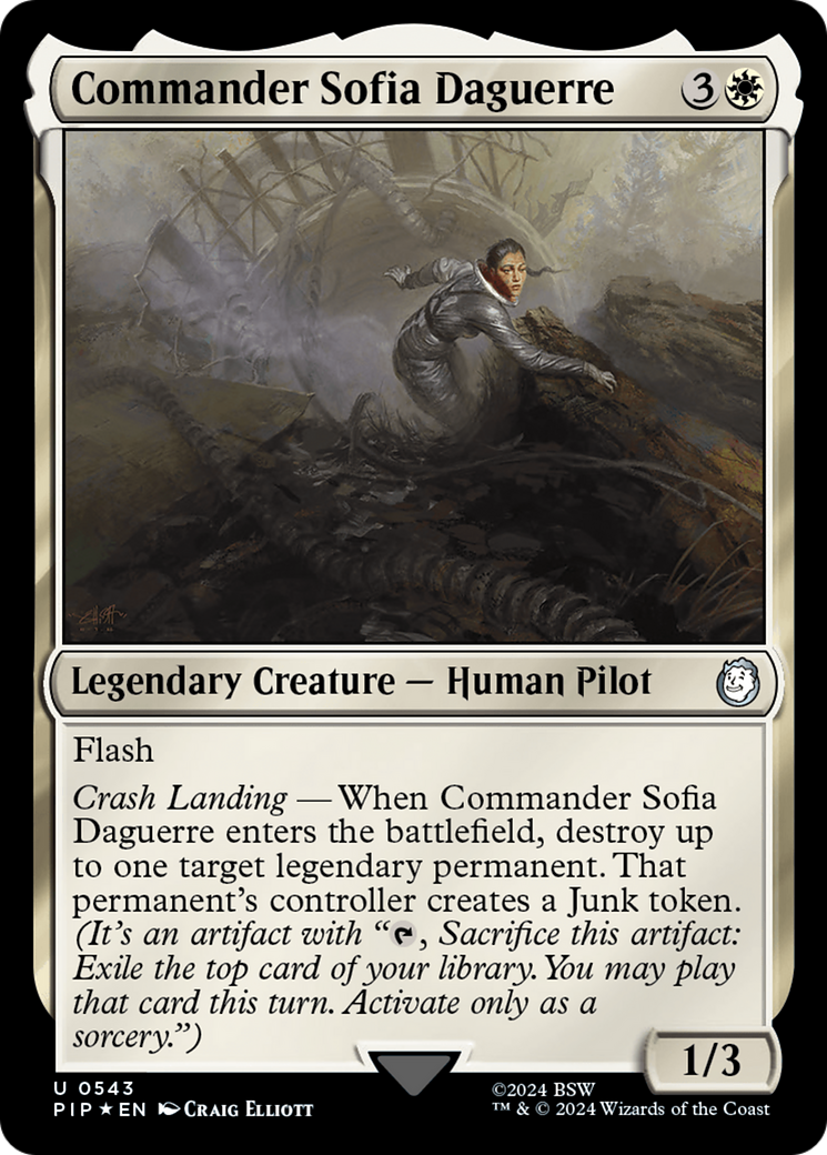 Commander Sofia Daguerre (Surge Foil) [Fallout]-1