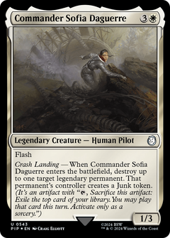 Commander Sofia Daguerre (Surge Foil) [Fallout]-1