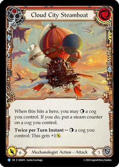 Cloud City Steamboat (Red) [SEA015] (High Seas)  Rainbow Foil-1