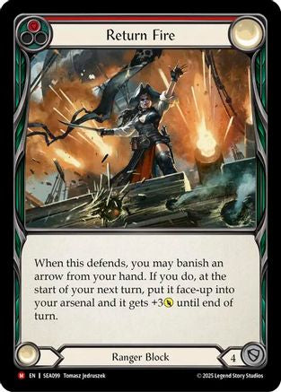 Return Fire [SEA099] (High Seas)  Rainbow Foil-1