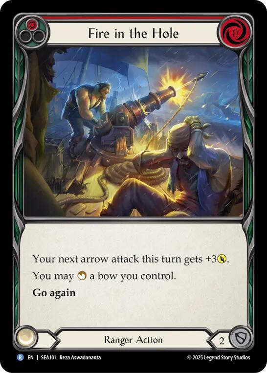 Fire in the Hole [SEA101] (High Seas)  Rainbow Foil-1