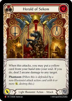 Herald of Sekem [SEA260] (High Seas)  Rainbow Foil-1