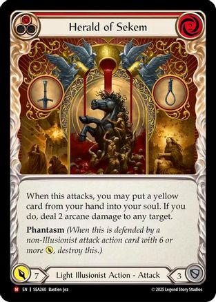 Herald of Sekem [SEA260] (High Seas)  Rainbow Foil-1