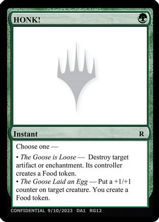 HONK! (-) - Un-Known Event Playtest Cards-1