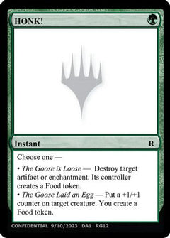 HONK! (-) - Un-Known Event Playtest Cards-1