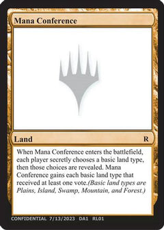 Mana Conference (-) - Un-Known Event Playtest Cards-1