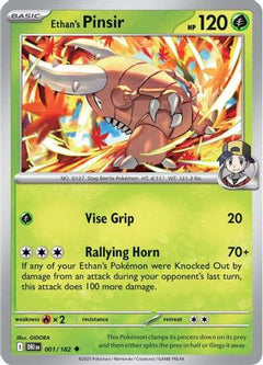 Ethan's Pinsir (001/182) [Scarlet & Violet: Destined Rivals]-1