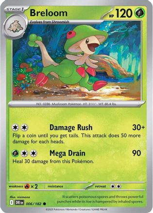 Breloom (006/182) [Scarlet & Violet: Destined Rivals]-1