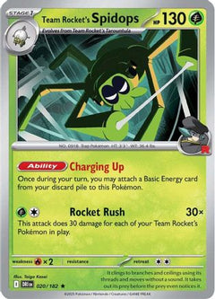 Team Rocket's Spidops (020/182) [Scarlet & Violet: Destined Rivals]-1