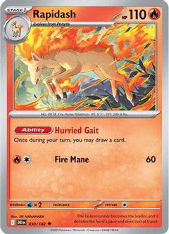 Rapidash (030/182) [Scarlet & Violet: Destined Rivals]-1
