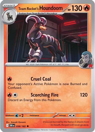 Team Rocket's Houndoom (038/182) [Scarlet & Violet: Destined Rivals]-1
