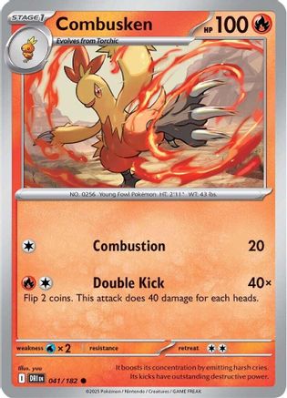 Combusken (041/182) [Scarlet & Violet: Destined Rivals]-1