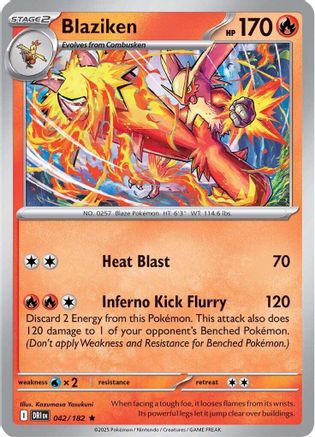 Blaziken (042/182) [Scarlet & Violet: Destined Rivals]-1