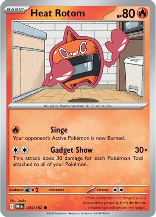Heat Rotom (043/182) [Scarlet & Violet: Destined Rivals]-1