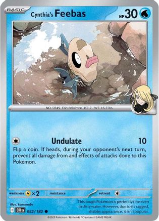 Cynthia's Feebas (052/182) [Scarlet & Violet: Destined Rivals]-1