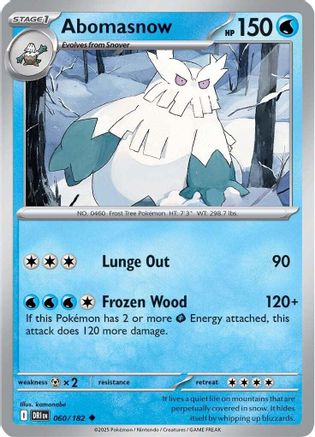 Abomasnow (060/182) [Scarlet & Violet: Destined Rivals]-1
