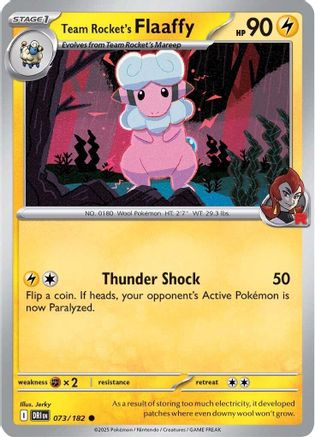 Team Rocket's Flaaffy (073/182) [Scarlet & Violet: Destined Rivals]-1