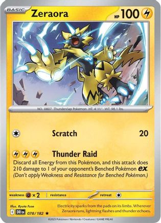 Zeraora (078/182) [Scarlet & Violet: Destined Rivals]-1