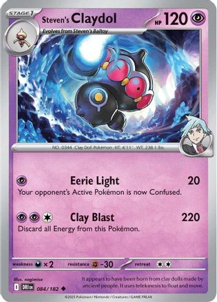 Steven's Claydol (084/182) [Scarlet & Violet: Destined Rivals]-1