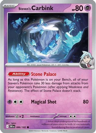 Steven's Carbink (086/182) [Scarlet & Violet: Destined Rivals]-1