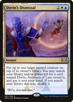 Dovin's Dismissal [Ravnica Allegiance]-1