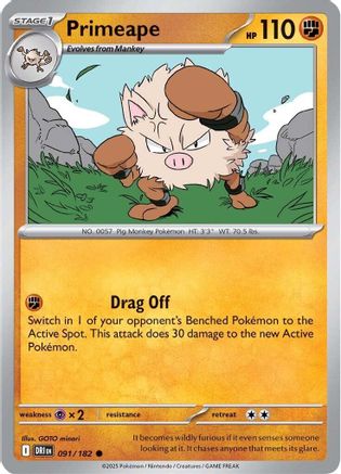 Primeape (091/182) [Scarlet & Violet: Destined Rivals]-1
