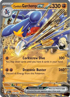 Cynthia's Garchomp ex (104/182) [Scarlet & Violet: Destined Rivals]-1