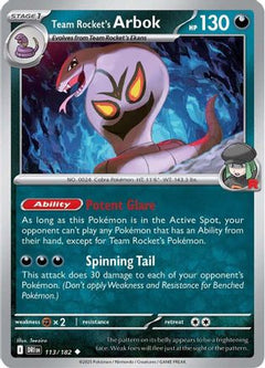 Team Rocket's Arbok (113/182) [Scarlet & Violet: Destined Rivals]-1