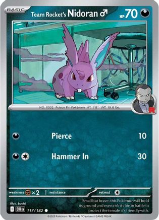 Team Rocket's Nidorand (117/182) [Scarlet & Violet: Destined Rivals]-1