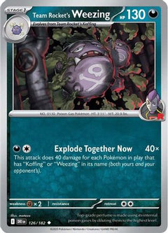 Team Rocket's Weezing (126/182) [Scarlet & Violet: Destined Rivals]-1