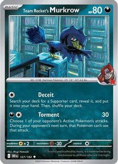 Team Rocket's Murkrow (127/182) [Scarlet & Violet: Destined Rivals]-1