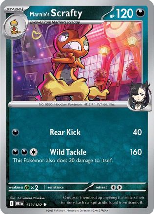 Marnie's Scrafty (133/182) [Scarlet & Violet: Destined Rivals]-1