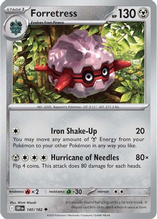 Forretress (140/182) [Scarlet & Violet: Destined Rivals]-1