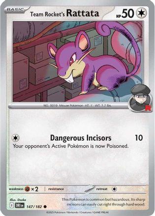 Team Rocket's Rattata (147/182) [Scarlet & Violet: Destined Rivals]-1