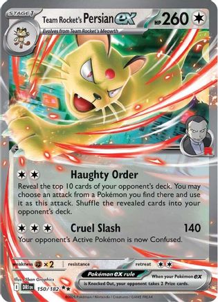 Team Rocket's Persian ex (150/182) [Scarlet & Violet: Destined Rivals]-1