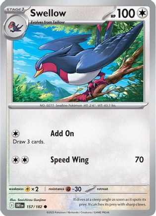 Swellow (157/182) [Scarlet & Violet: Destined Rivals]-1