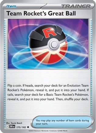 Team Rocket's Great Ball (175/182) [Scarlet & Violet: Destined Rivals]-1