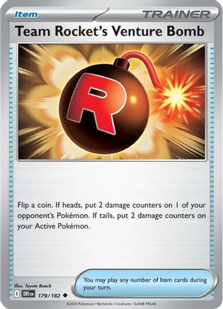 Team Rocket's Venture Bomb (179/182) [Scarlet & Violet: Destined Rivals]-1