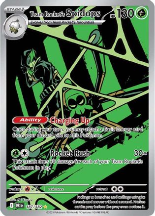 Team Rocket's Spidops (187/182) [Scarlet & Violet: Destined Rivals]-1